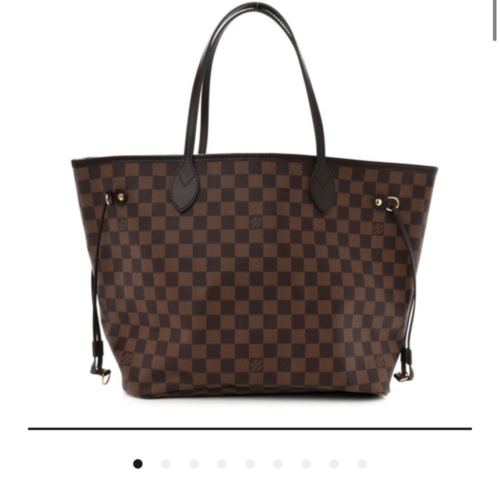 Louis Vuitton Brown Damier Ebene Canvas Neverfull MM Tote Bag